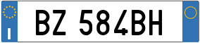 Truck License Plate